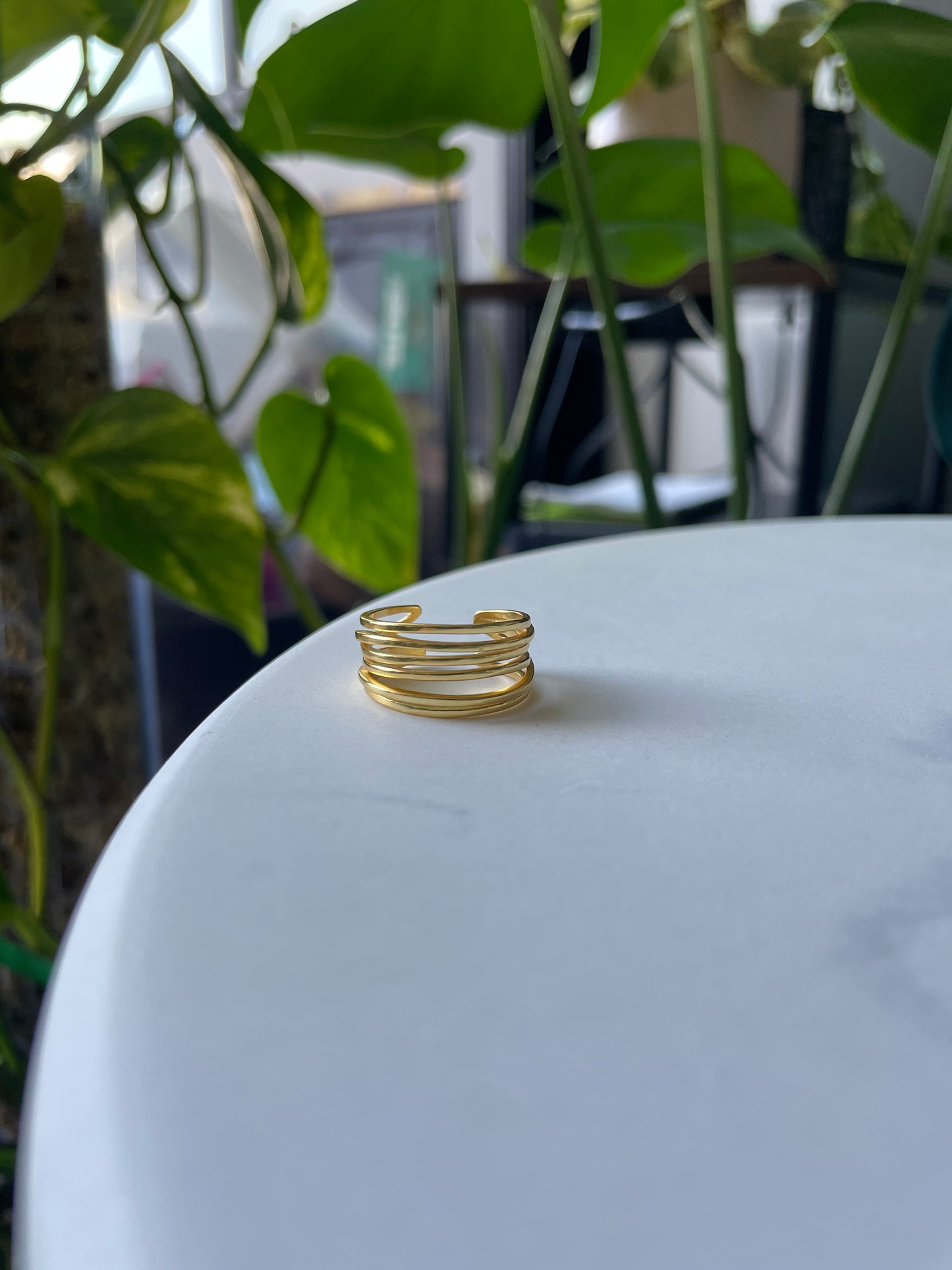Wavy Stackable 925 Silver sterling Ring