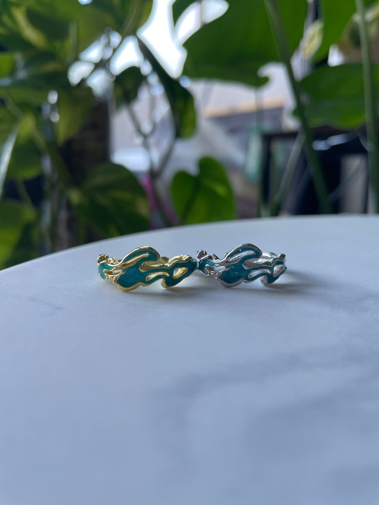 Wave Flow Unique Adjustable 925 Sterling Silver Ring