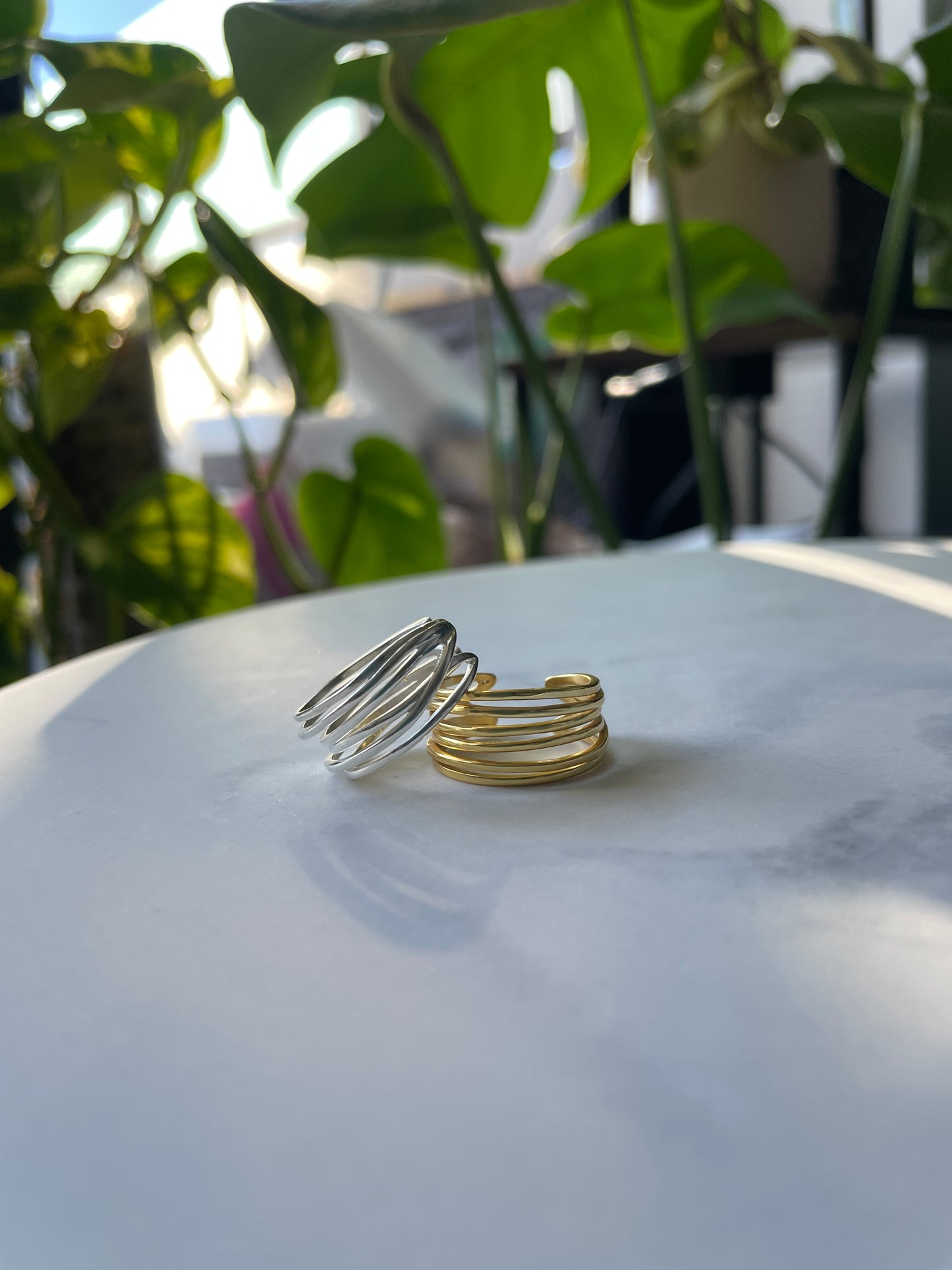 Wavy Stackable 925 Silver sterling Ring