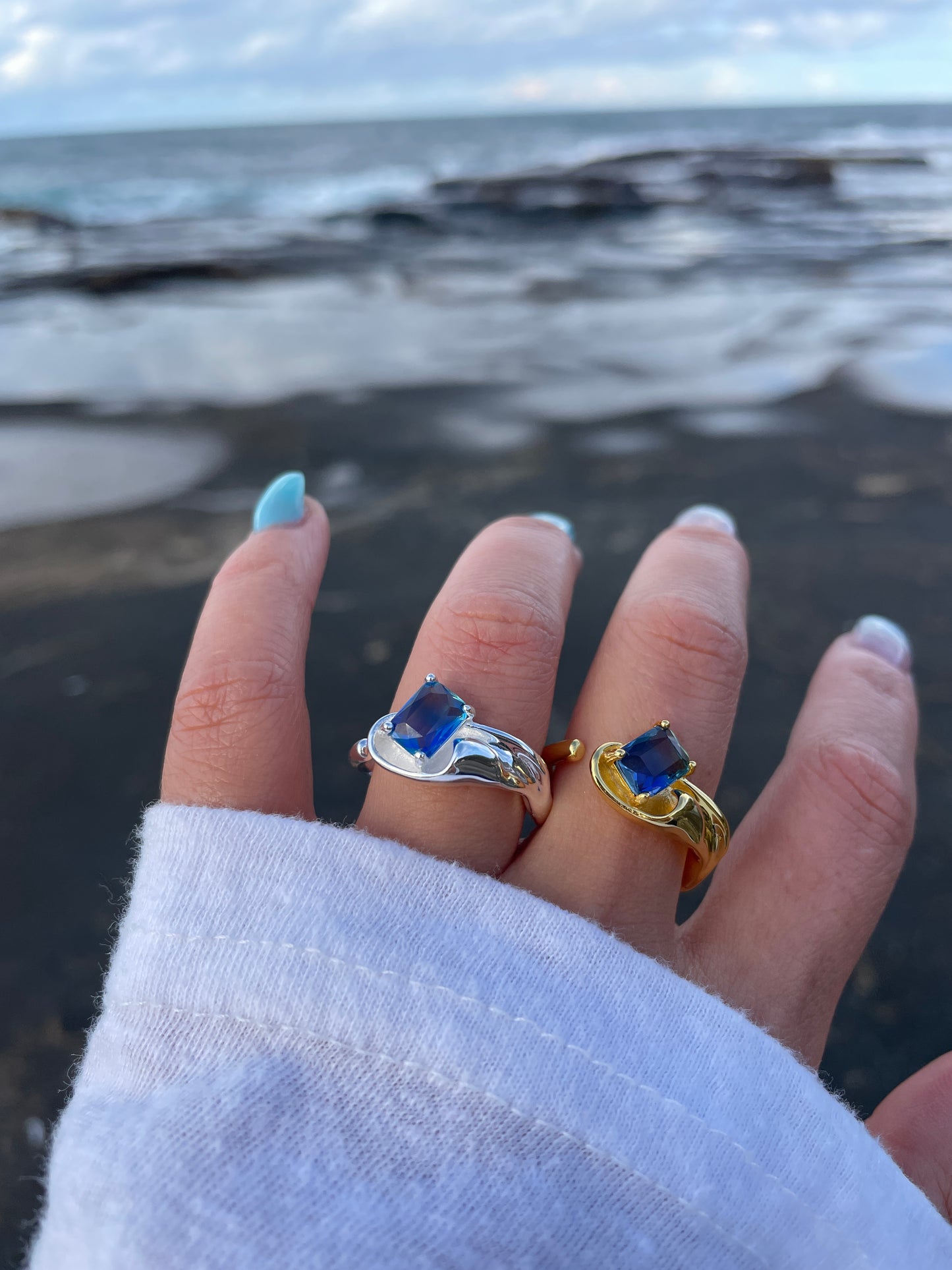 One Way Wave 925 Sterling Silver Ring