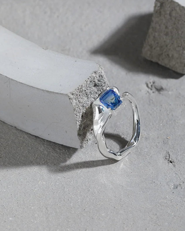 One Way Wave 925 Sterling Silver Ring