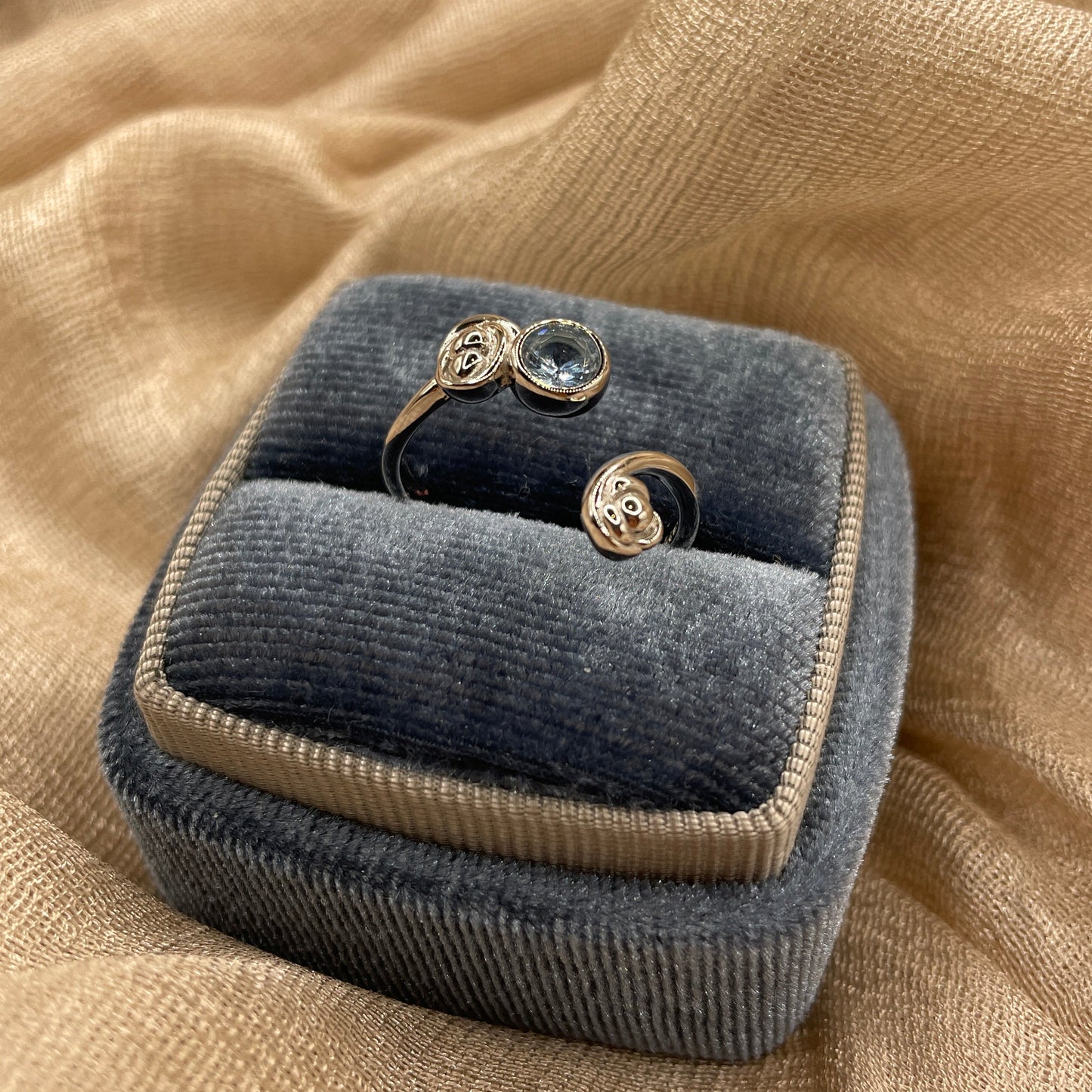 Ocean Knot Open 925 Sterling Silver Ring