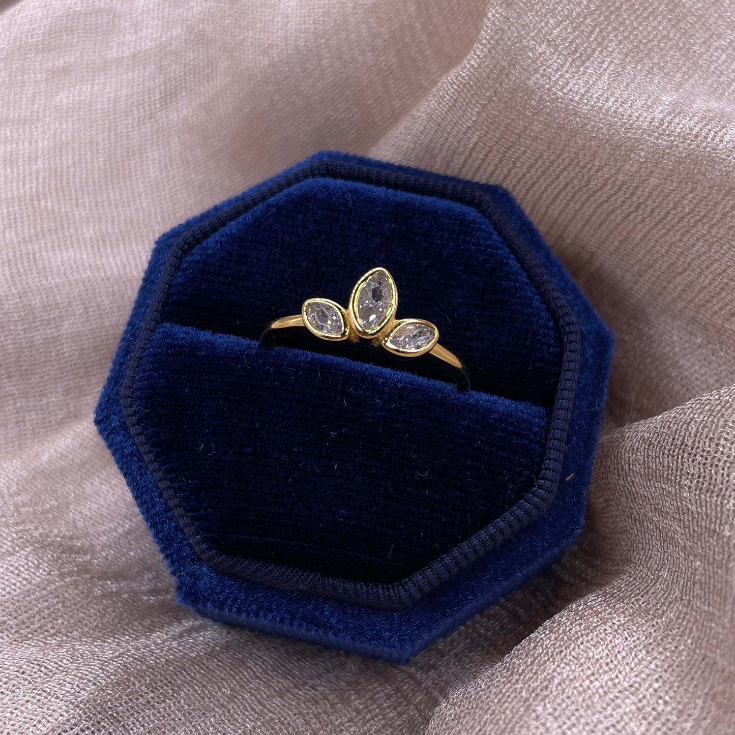 Marquise Crown 925 Sterling Silver Ring