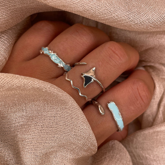 Silver Flow 925 Sterling Silver Ring