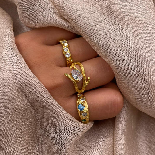 Vintage Branch Adjustable 925 Sterling Silver Ring