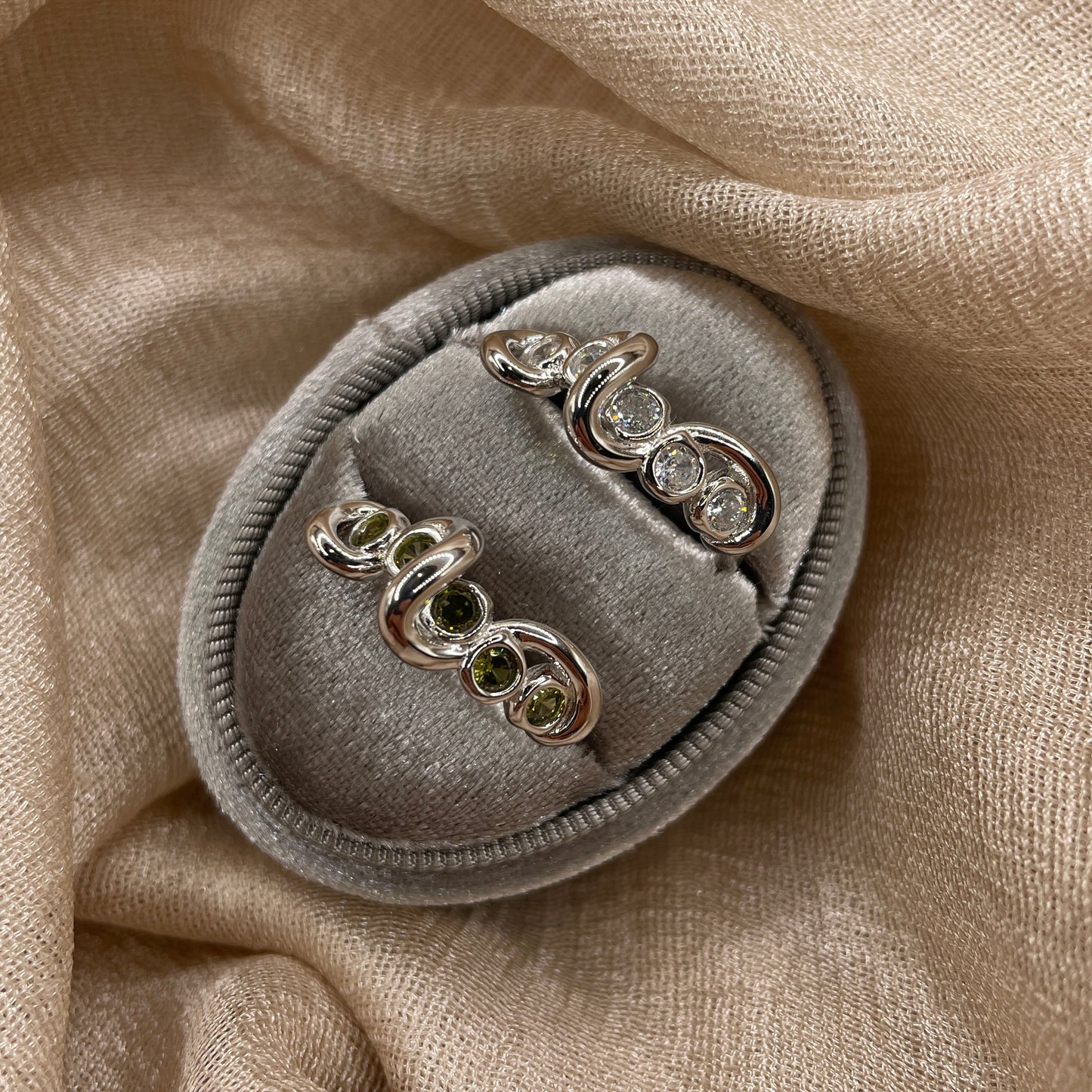 Glow Flow 925 Sterling Silver Ring