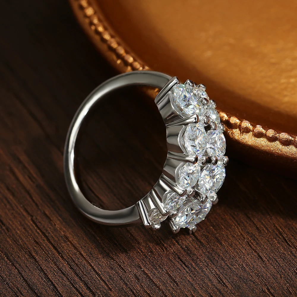 D Color VVS1 Moissanite Ring | Diamond Alternative | Unique ring | Daily Jewelry