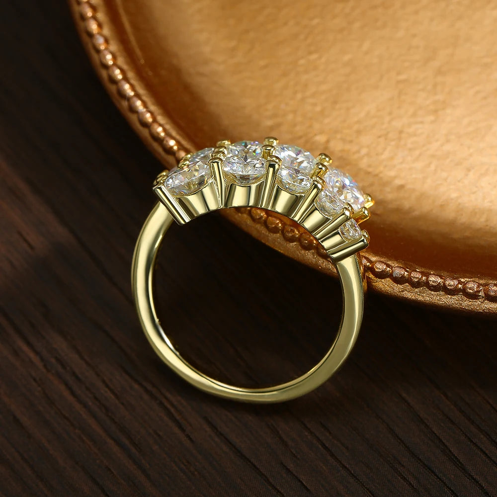 D Color VVS1 Moissanite Ring | Diamond Alternative | Unique ring | Daily Jewelry