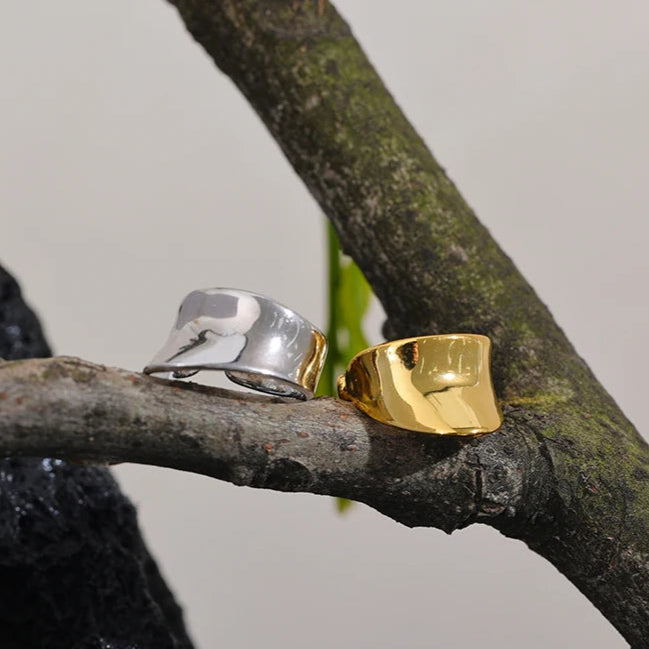 Chunky Sterling Silver Ear Cuff | Clip-On Ear Wrap