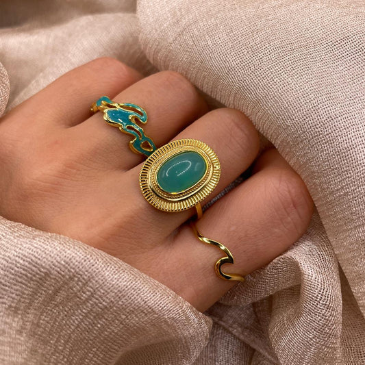 Twist Wave 925 Sterling Silver Ring