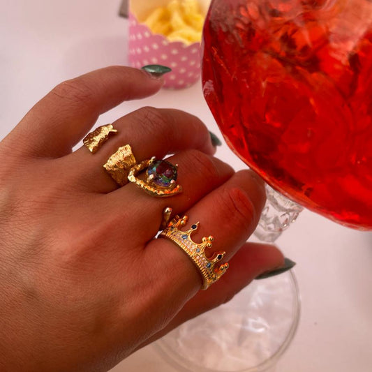 Terra Break Adjustable 925 Sterling Silver Ring