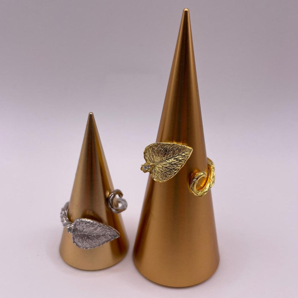 Leaf Adjustable 925 Sterling Silver Ring