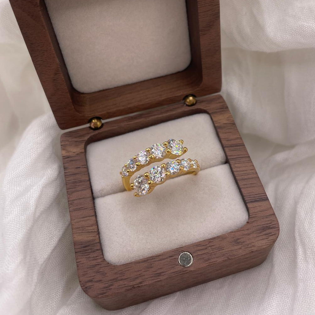 D Color VVS1 Moissanite Ring | Diamond Alternative | Unique ring | Daily Jewelry