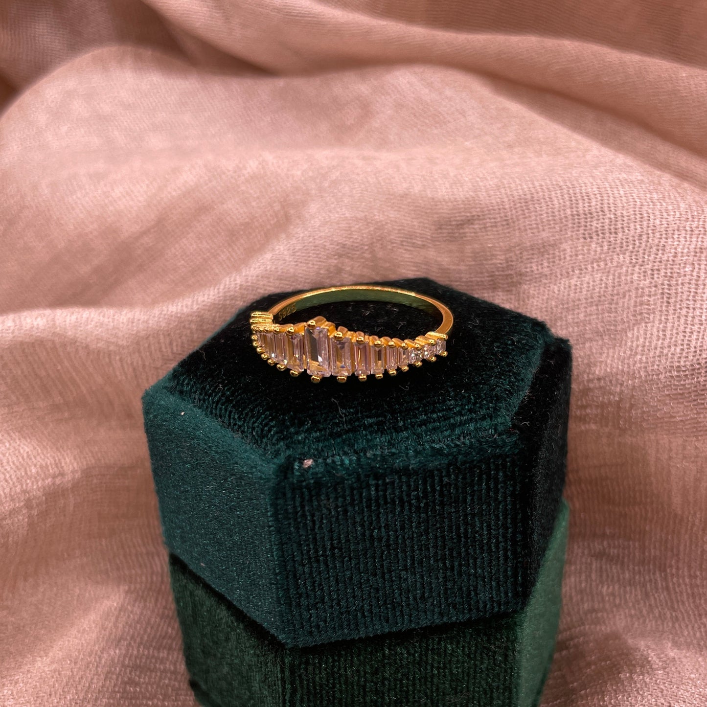 Baguette Glow 925 Sterling Silver Ring