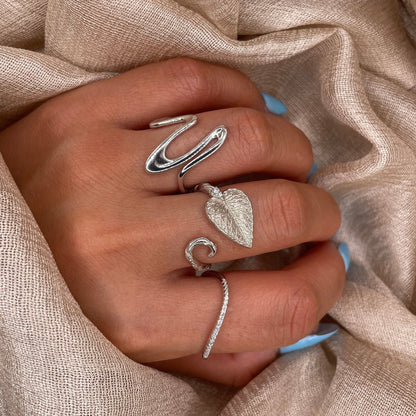 Ocean Drift 925 Sterling Silver Ring