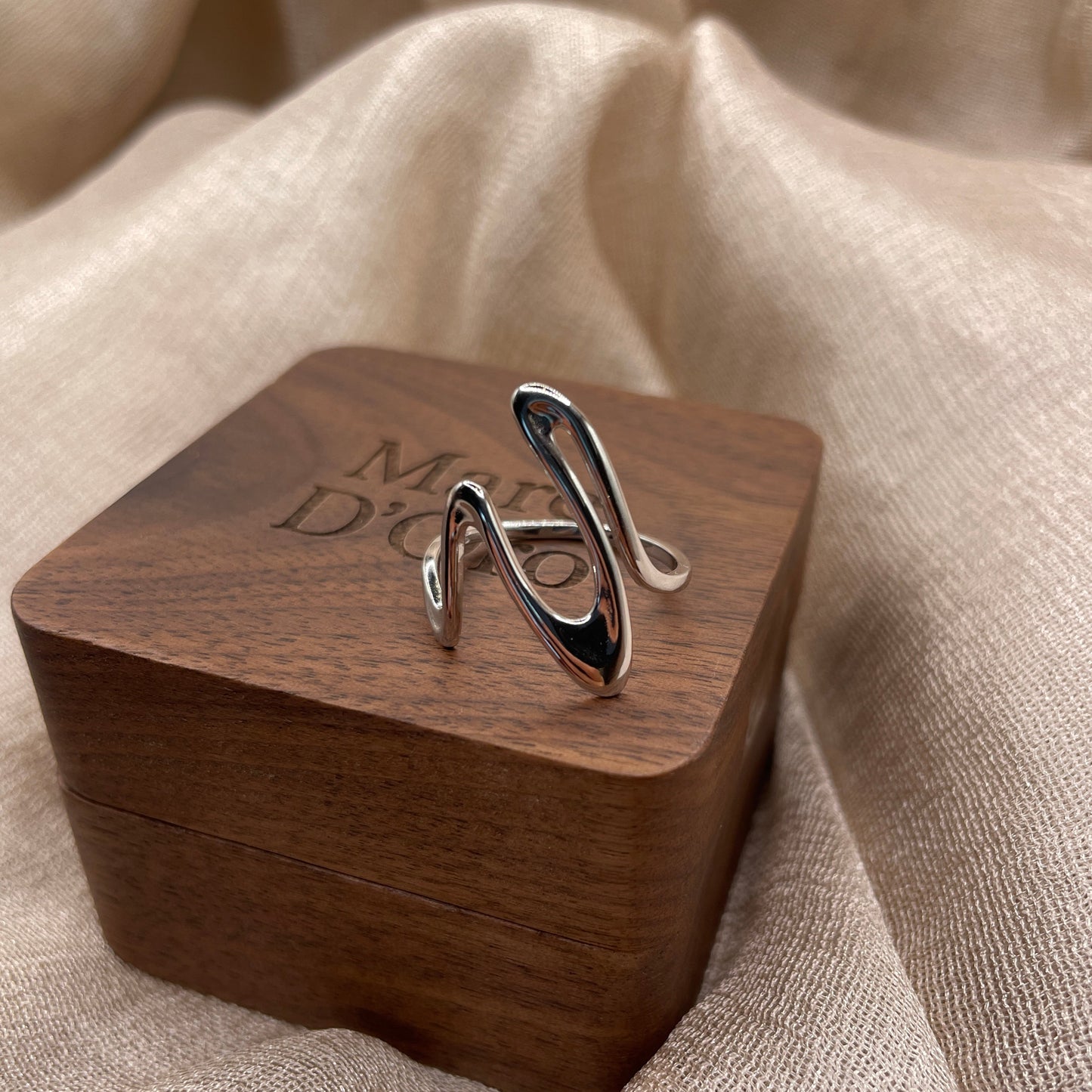 Ocean Drift 925 Sterling Silver Ring