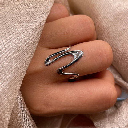 Ocean Drift 925 Sterling Silver Ring