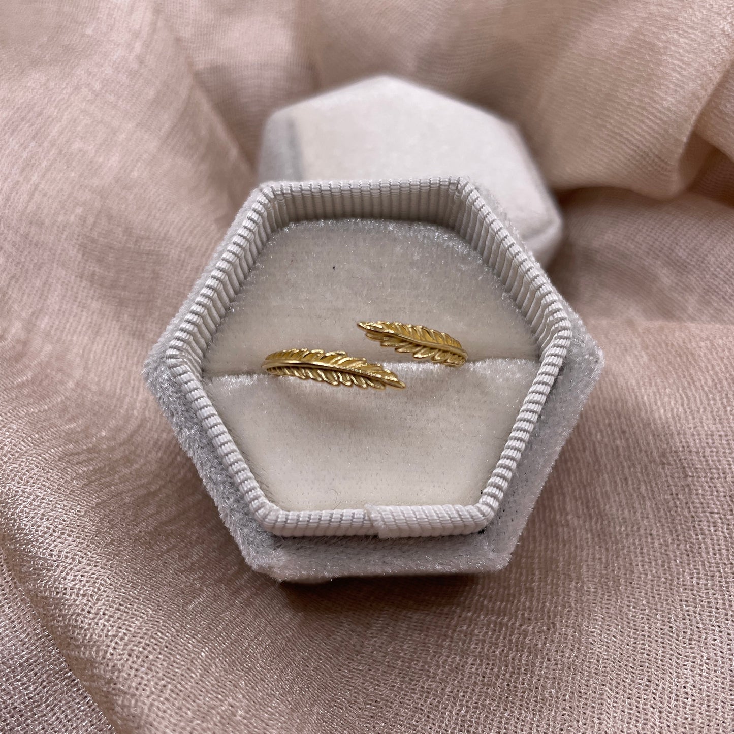 Solana Leaf Open 925 Sterling Silver Ring