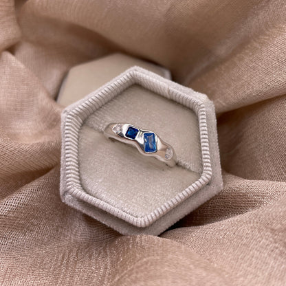 Blue Spark 925 Sterling Silver Ring