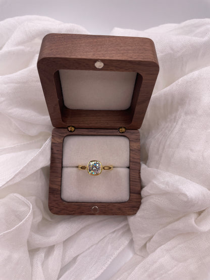 Eterna 2 Carats Moissanite 925 Sterling Silver Ring