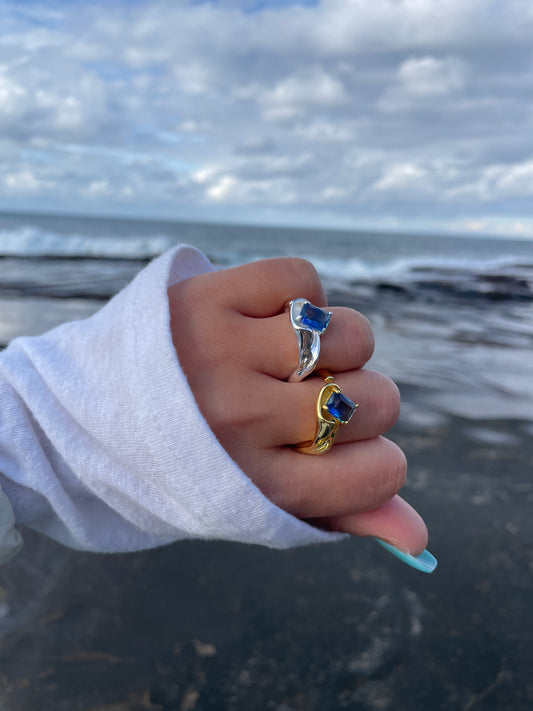 One Way Wave 925 Sterling Silver Ring