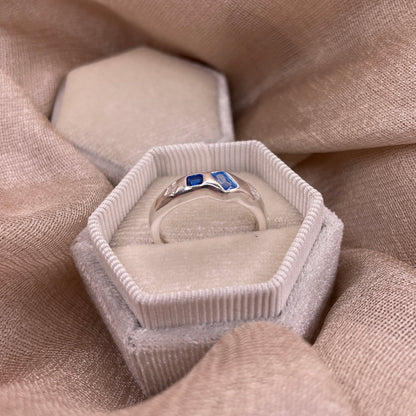 Blue Spark 925 Sterling Silver Ring