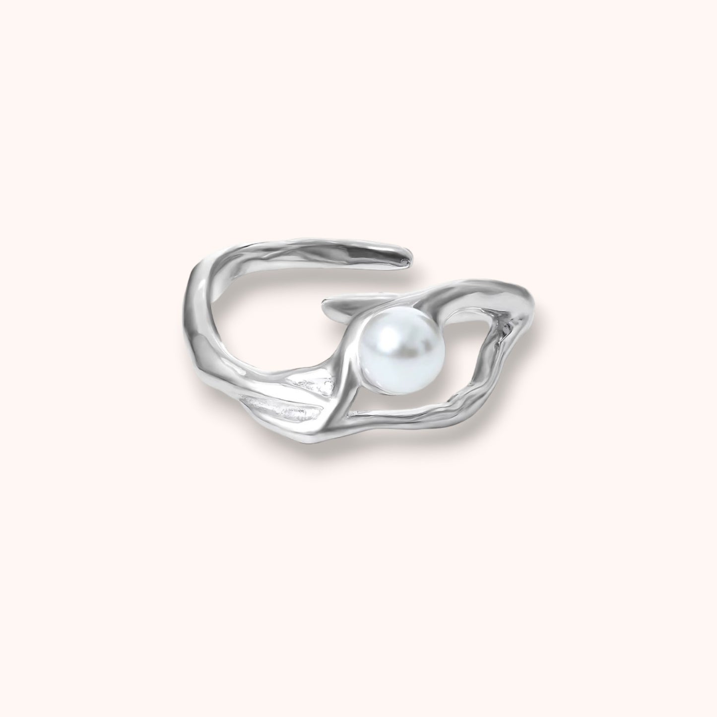 Pearl Ocean Flow 925 sterling silver Ring