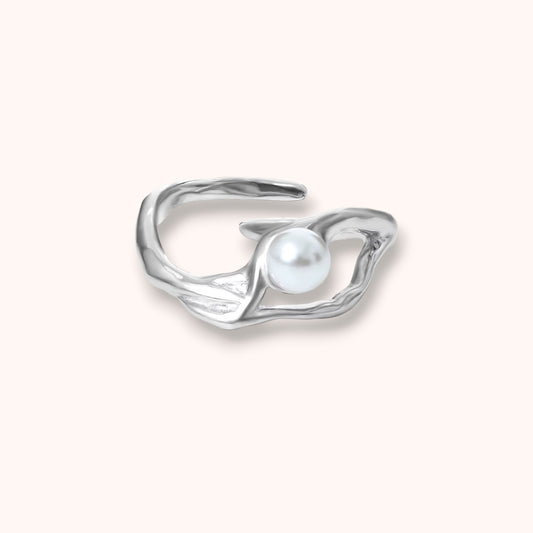 Pearl Ocean Flow 925 sterling silver Ring