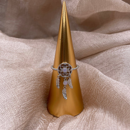 Dream Catcher Open 925 Sterling Silver Ring
