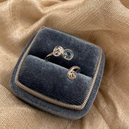 Ocean Knot Open 925 Sterling Silver Ring