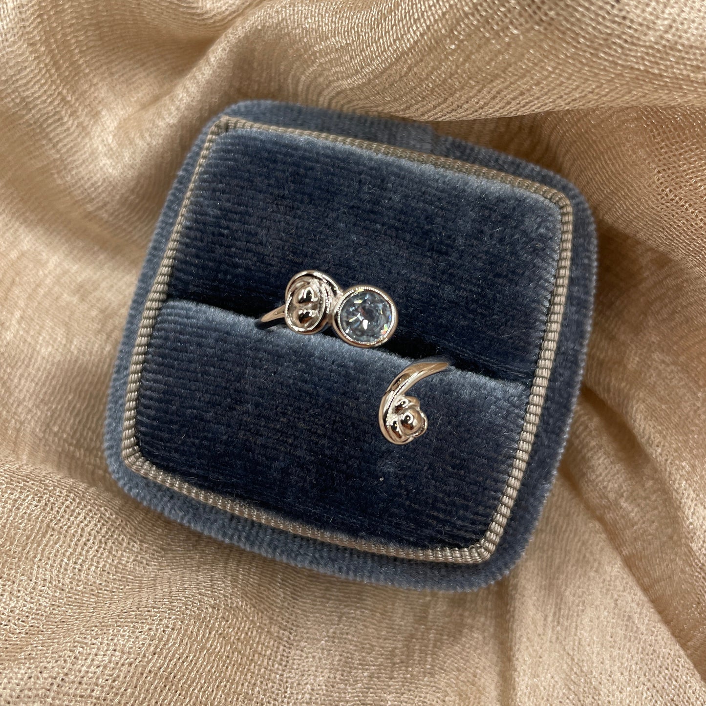 Ocean Knot Open 925 Sterling Silver Ring