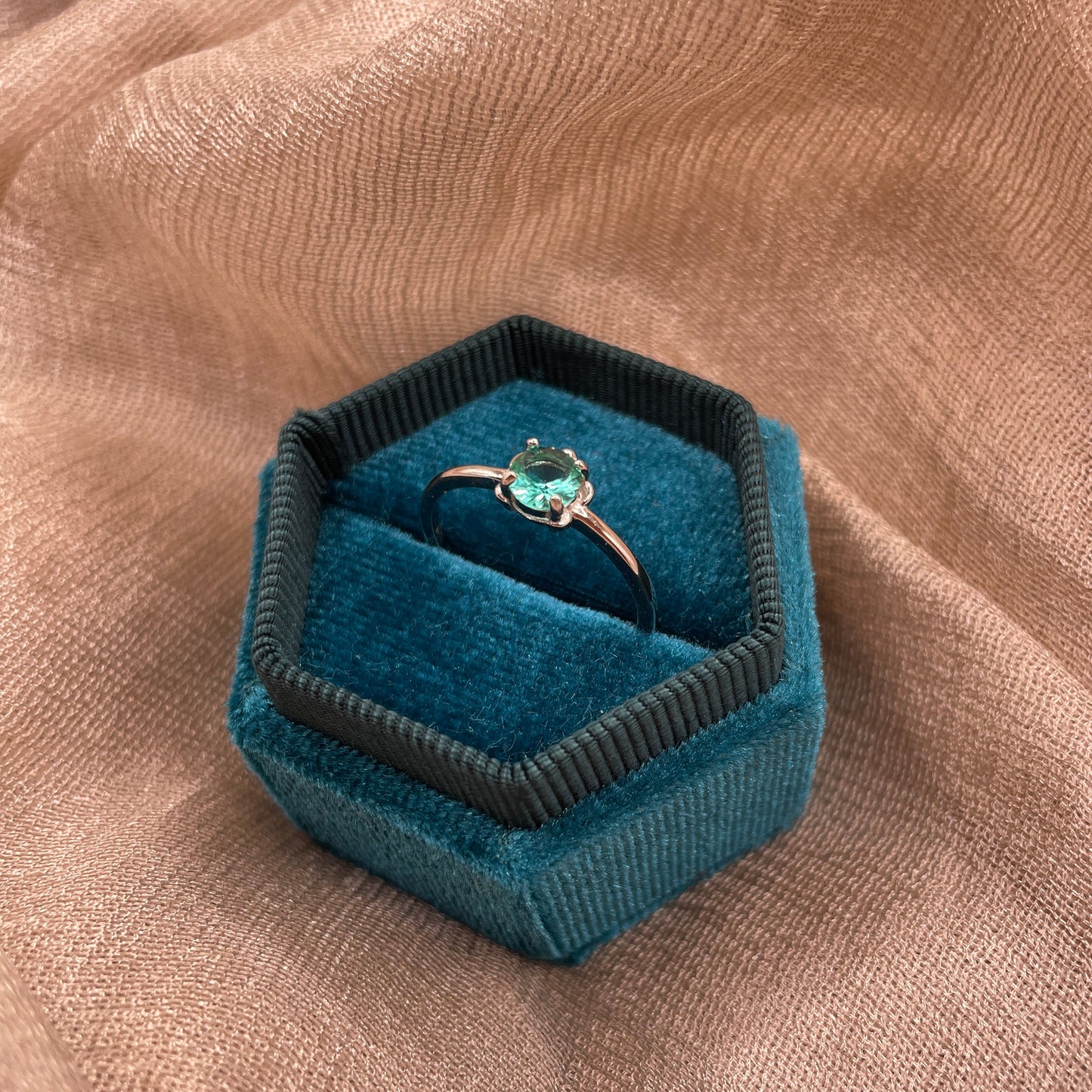 Turtle Gem Open 925 Sterling Silver Ring