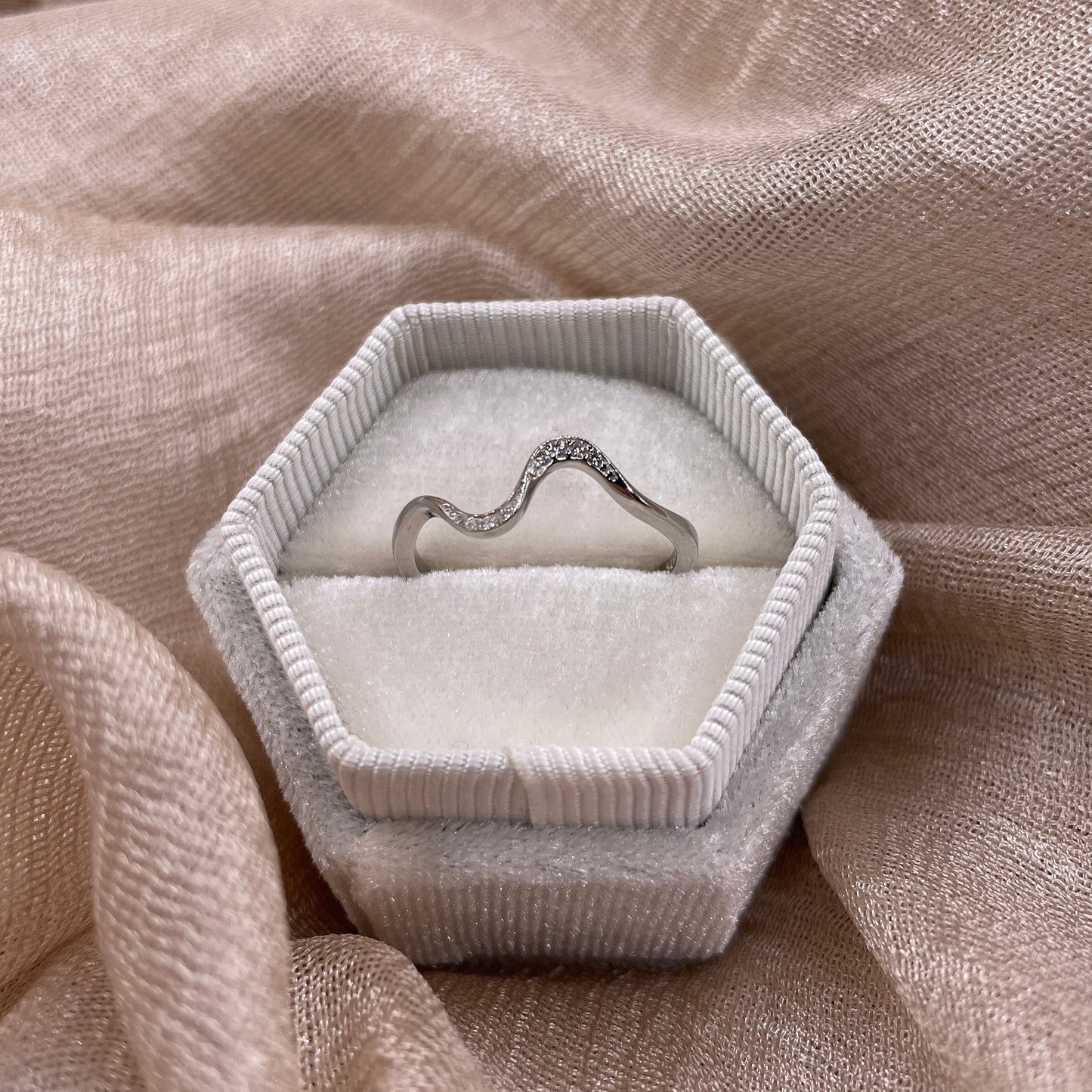 Fluid Wave 925 Sterling Silver Ring