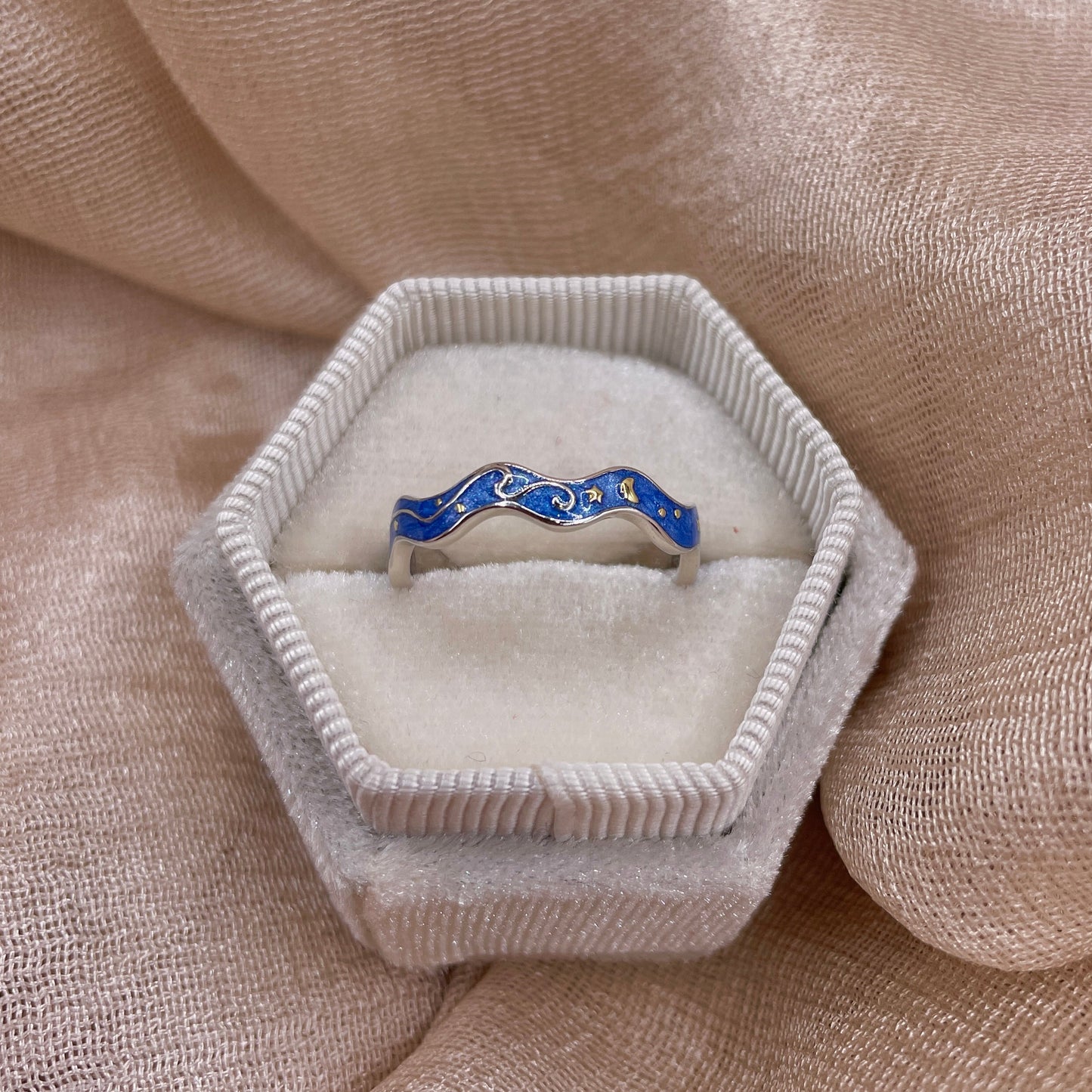 Eclipse Flow Open 925 Sterling Silver Ring
