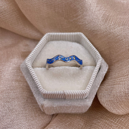 Eclipse Flow Open 925 Sterling Silver Ring