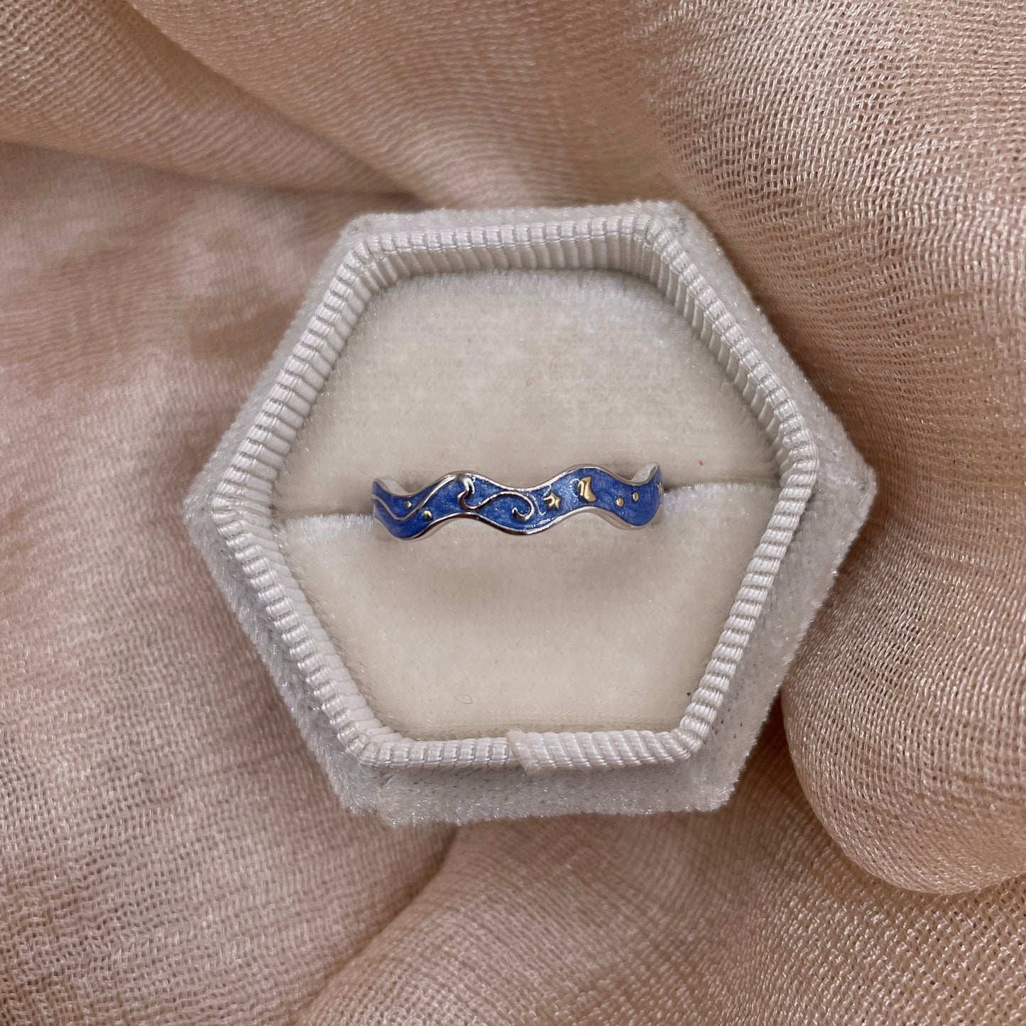 Eclipse Flow Open 925 Sterling Silver Ring
