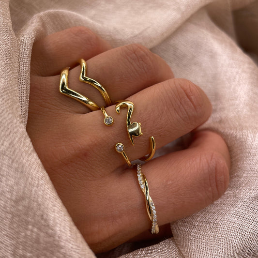 Sticky Cat 925 Sterling Silver Ring