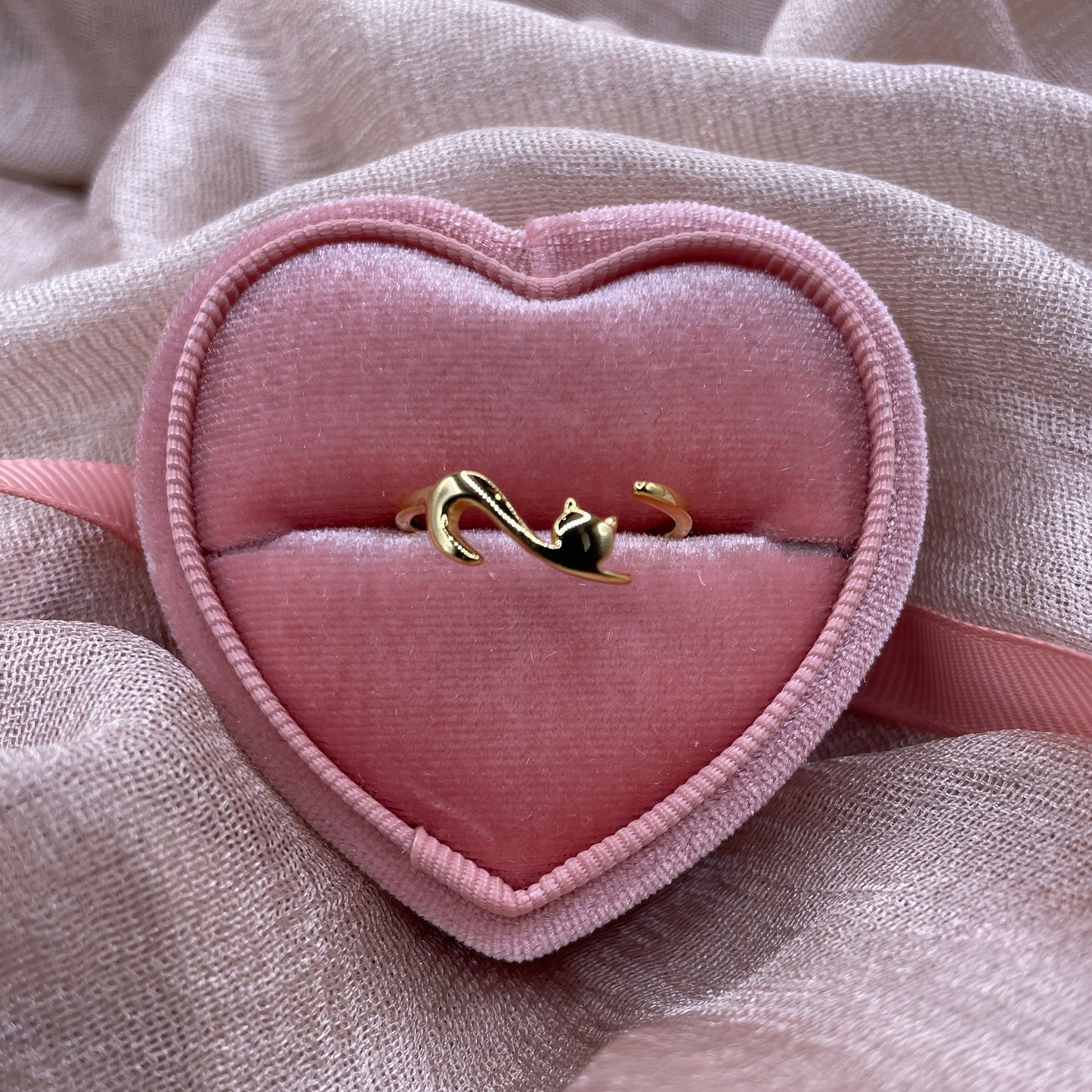 Sticky Cat 925 Sterling Silver Ring