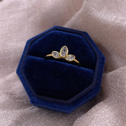 Marquise Crown 925 Sterling Silver Ring