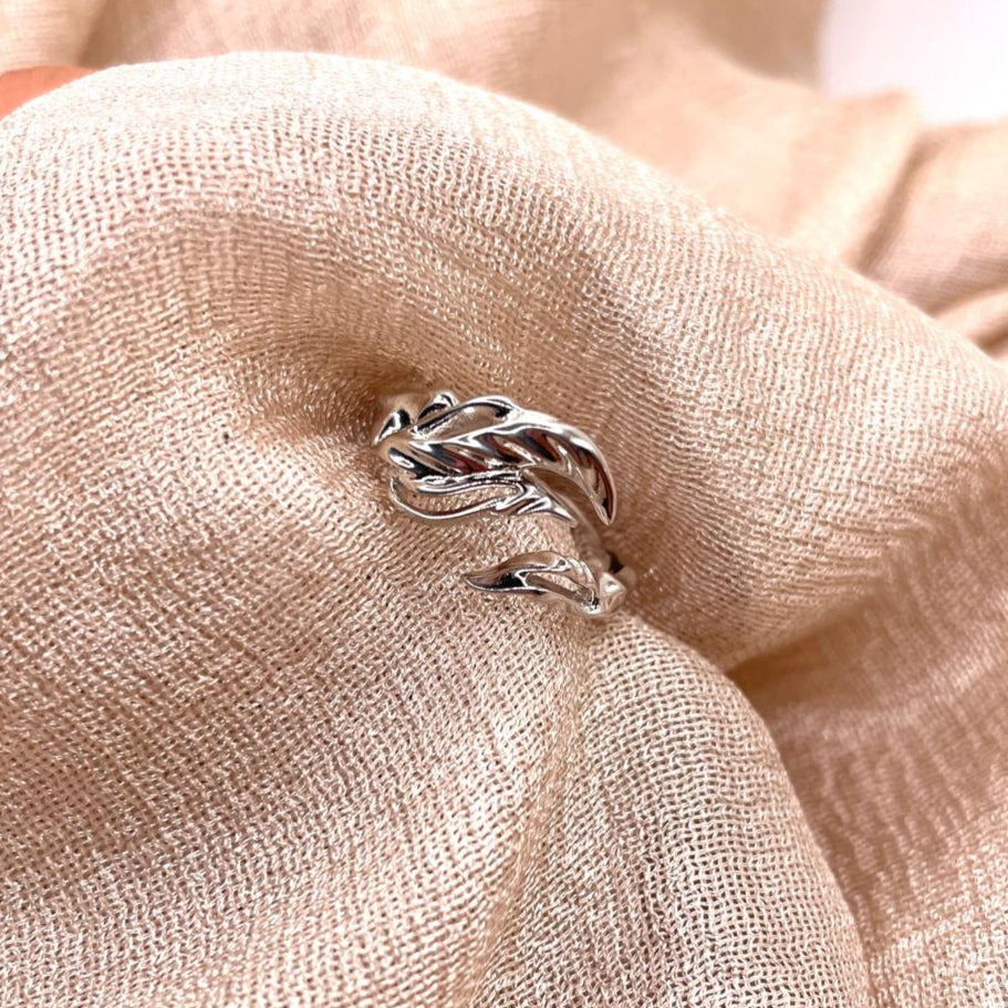 Flamevine Adjustable 925 Sterling Silver Ring