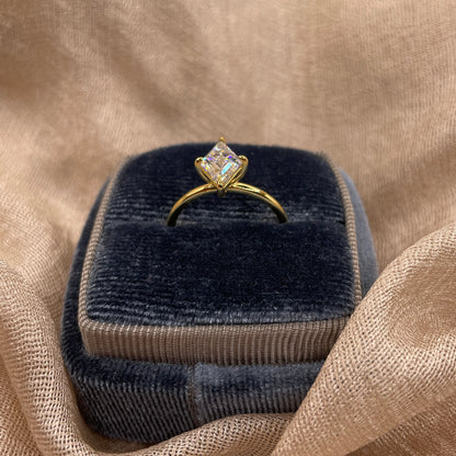 Kite Cut  2CT Moissanite 925 Sterling Silver Ring | D Color VVS1