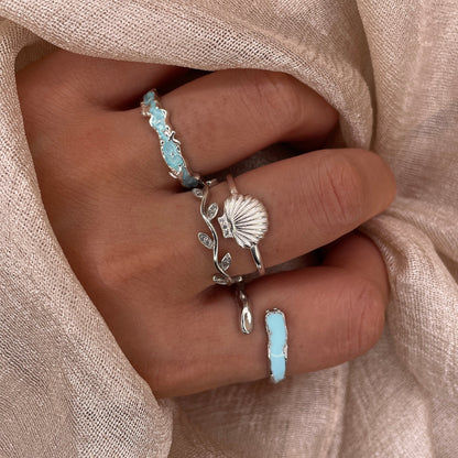 Sirena Shell 925 Sterling Silver Ring