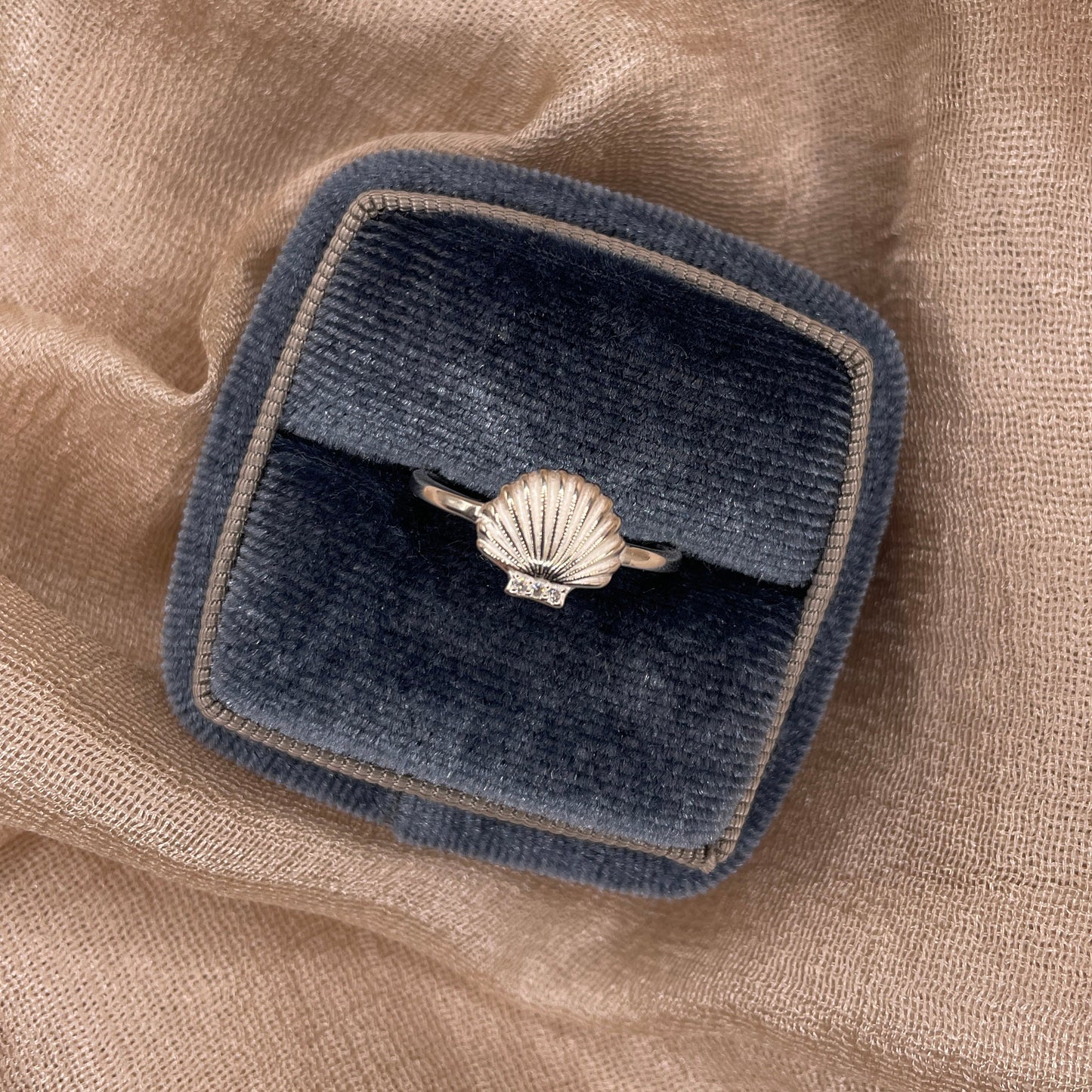 Sirena Shell 925 Sterling Silver Ring