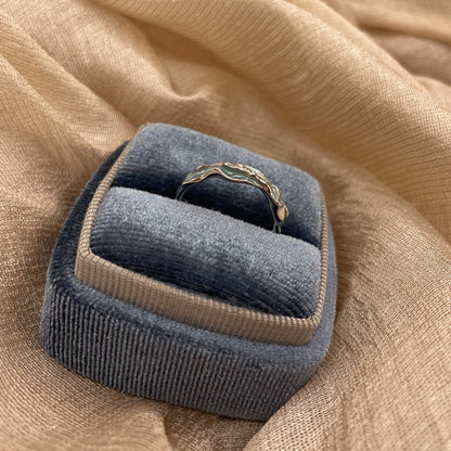 Seafoam Wave 925 Sterling Silver Ring