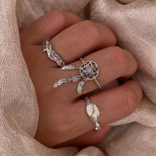 Magic Tide 925 Sterling Silver Ring