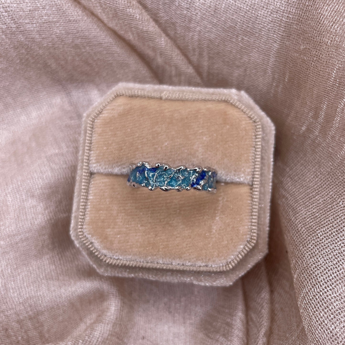 Ocean Edge Crest 925 Sterling Silver Ring