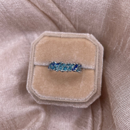 Ocean Edge Crest 925 Sterling Silver Ring