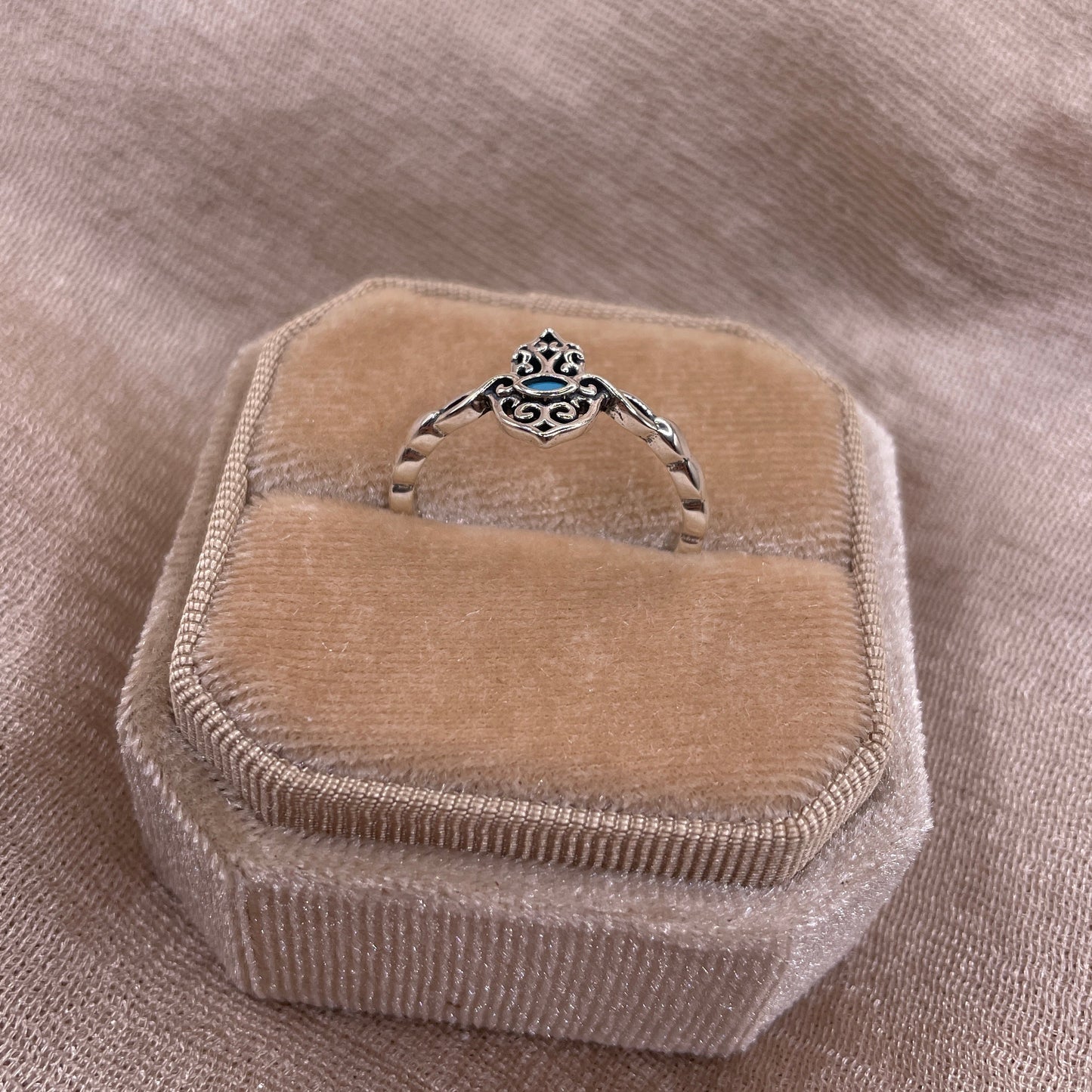 Hamsa Hand 925 Sterling Silver Ring