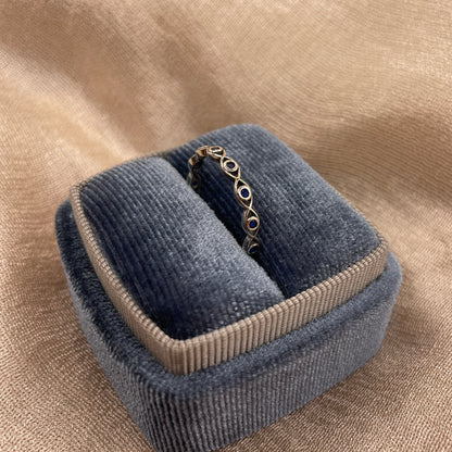 Lucky Eye Band 925 Sterling Silver Ring