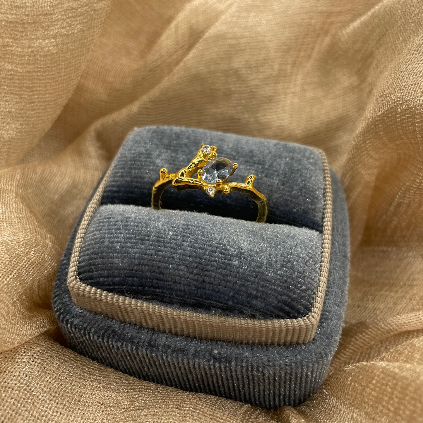 Coral Crown 925 Sterling Silver Ring